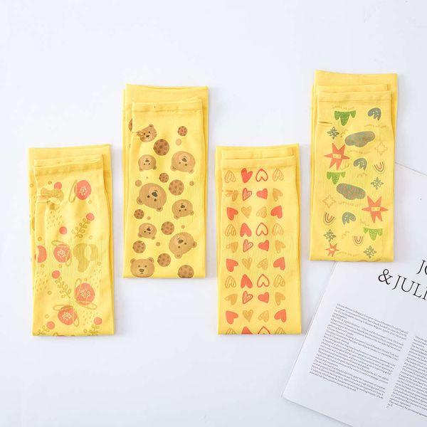 

ice silk sleeves summer outdoor silk cartoon full print arm sunscreen student ice sleeve