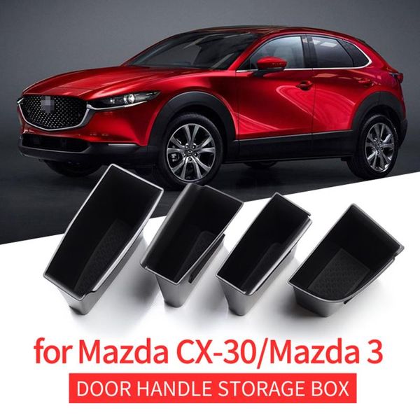

car organizer side door storage box for 3 cx-30 2021 right rudder armrest container accessories