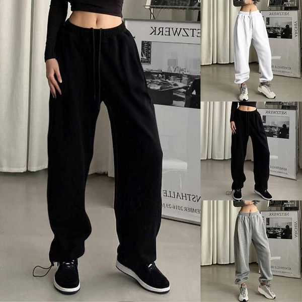 

yoga outfit women sweatpants black jogging pants for baggy sports gray jogger high waist sweat casual female trousers