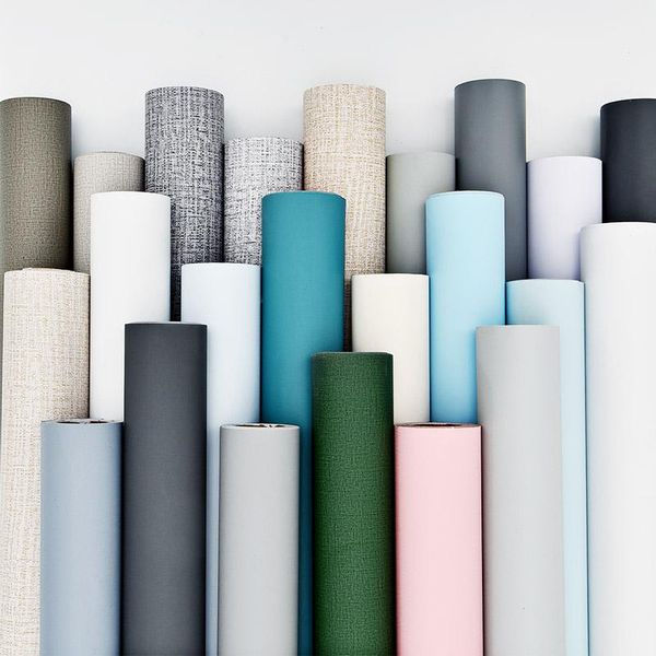

wallpapers wallpaper self-adhesive 10 meters waterproof nordic ins sen university dormitory bedroom solid color transformation gray wallpap