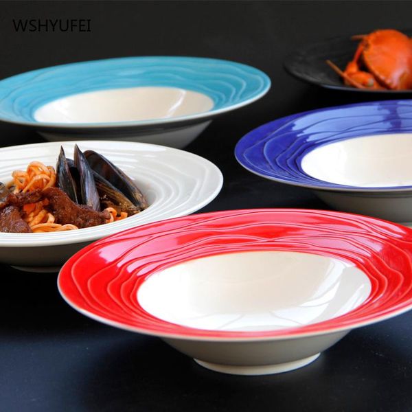 

ceramic tableware ramen soup bowl strawberry plate birthday present household products bowls