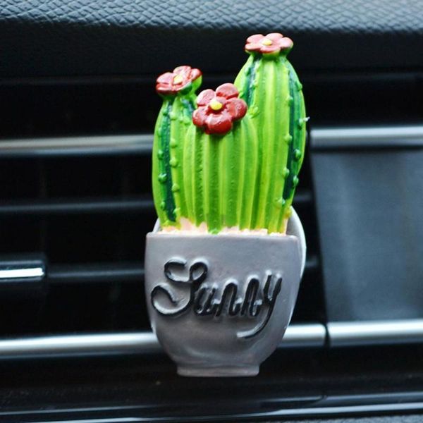 

car air freshener lovely cactus bread tomato vent outlet fragrance perfume clip