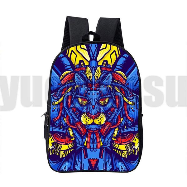 

backpack 3d abstraction animal tiger wolf dragon terror skull ghost travelbag funny cute kids schoolbags boys waterproof bag