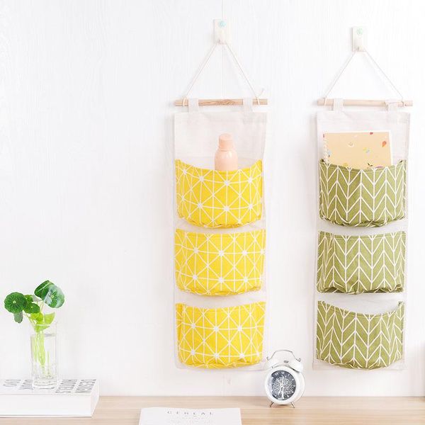 

storage boxes & bins wall hanging bag sundries organizer pouch for toys books container decor pocket outdoor cosmetic oct998