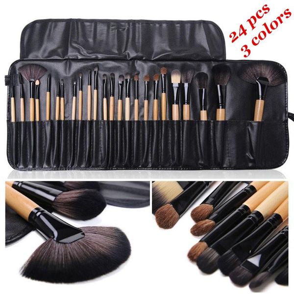 

makeup brushes gift bag of 24 pcs brush sets professional cosmetics eyebrow powder foundation shadows pinceaux make up tools