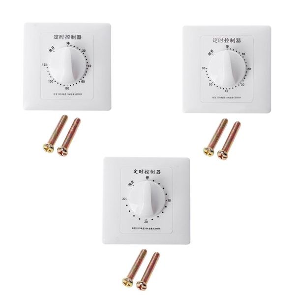 

smart home control ac 220v timer switch pump mechanical countdown interruptor 30/60/120 minutes