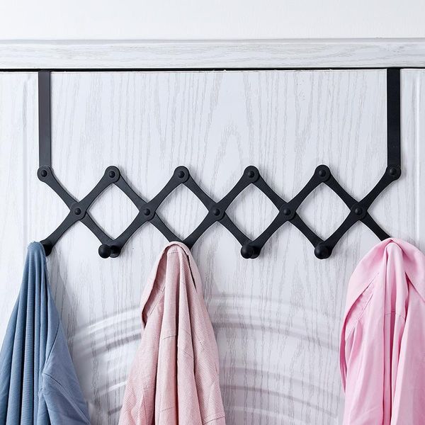 

hooks & rails door stainless steel behind hook hanger punch-clothes coat key holder bathroom organizer rack towel shelf