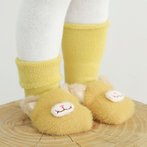 

first walkers 1 pairs toddler socks cotton children's anti-slip boat for boys girl low cut floor kid sock with rubber grips autumn