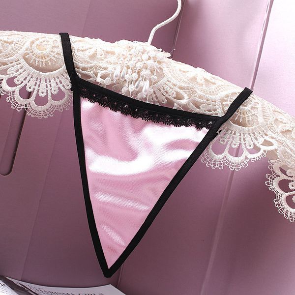 

and women lingerie thongs no trace g-string ventilation underwear slips ladies low tail t-back, Black;pink