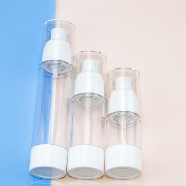 

storage bottles & jars 12pcs 15ml 30ml 50ml hyaline plastic vacuum mist refillable recyclable reusable use for home travel easy carry