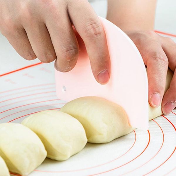

baking & pastry tools dough cutter trapezoid spatula scraper kitchen butter knife cake er accessories