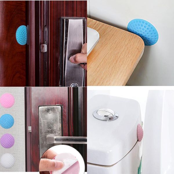 

furniture accessories 3 pcs pink blue anti-collision rubber pad door handle table corner round mat home must-have items