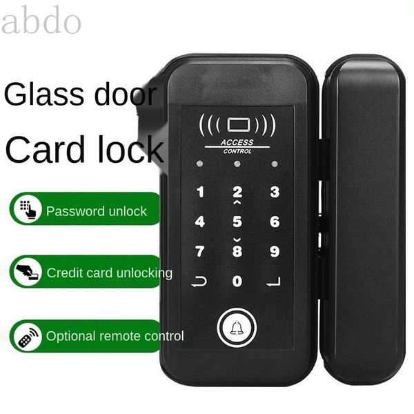 

lock for office glass door card digital smart keyless aluminium 2000 users fingerprint