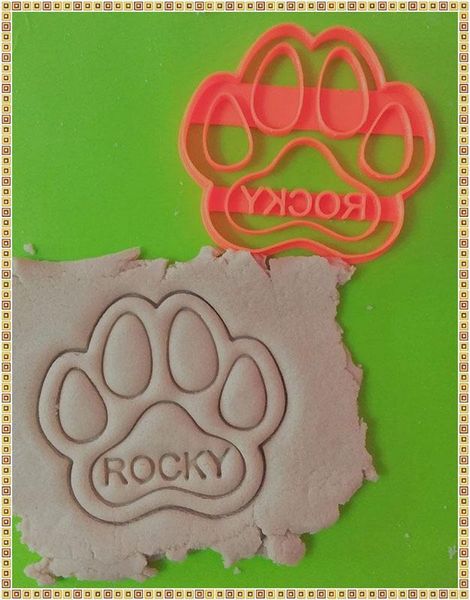 

baking moulds custom dog cookie cutter, personalized treat cutter