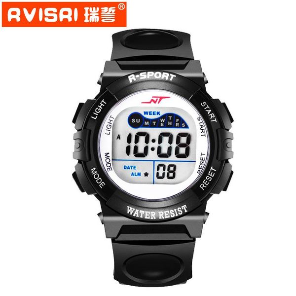 

wristwatches waterproof man children watch 2021 digital electronics for student watches outdoor sports resistant men hour a3905, Slivery;brown