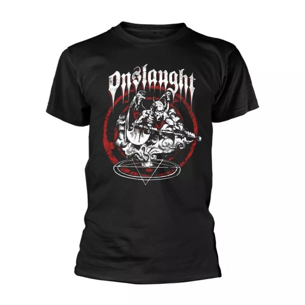 

onslaught power from heii licensed men t-shirt, White;black