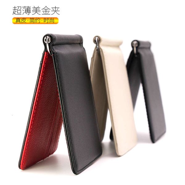 

the wallet leather metal beauty wallet for men and women, Black