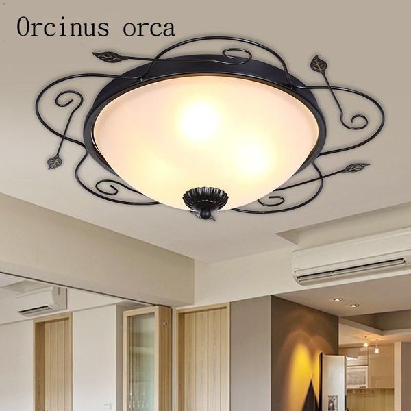 

ceiling lights american style simple modern round lam led creative personality bedroom dining room living study lamp postage free