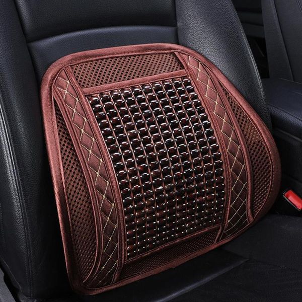 

seat cushions wood beaded cover massaging breathable back cushion for car office home ummer covers wooden
