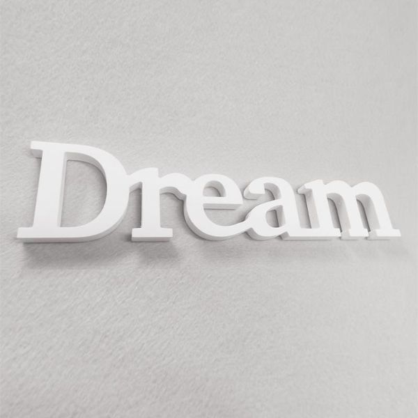 

novelty items customized wood wooden words dream name logo shape for kid's boy girls baby shower birthday wedding party decoration desi