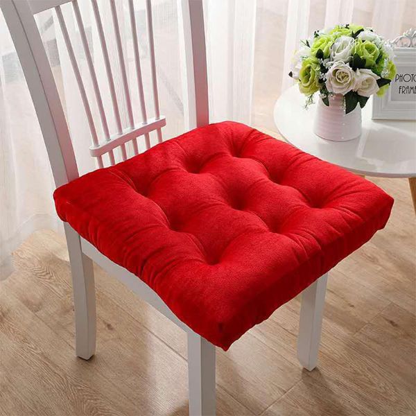 

cushion/decorative pillow office home chair cushion dining anti skid dormitory cotton soft thickened practical solid seat pad hip pain sit m