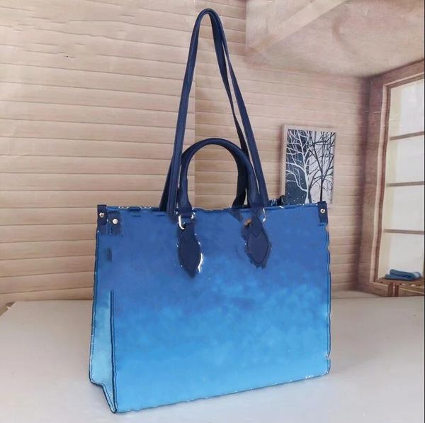 

2021 fashion ladies handbag designer handbags classical style tote clutch shoulder shopping bag denim handbag222p, Red;black