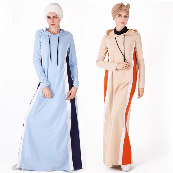 

ethnic clothing muslim malaysia dubai women sport casual cotton hoodie dresses b7be, Red