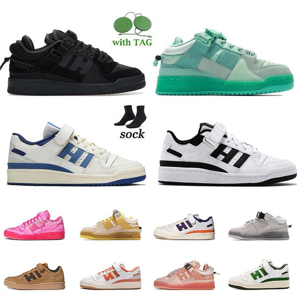 

fashion 2022 designer low forum sports mens fashion running shoes bad bunny back to school x green solar pink atmos wheat women white luxury