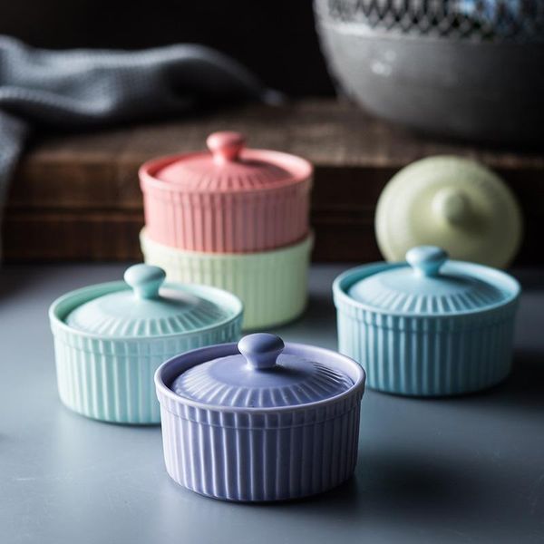 

ceramic baking bowl souffle pudding cup ice cream dessert yogurt oven bowls