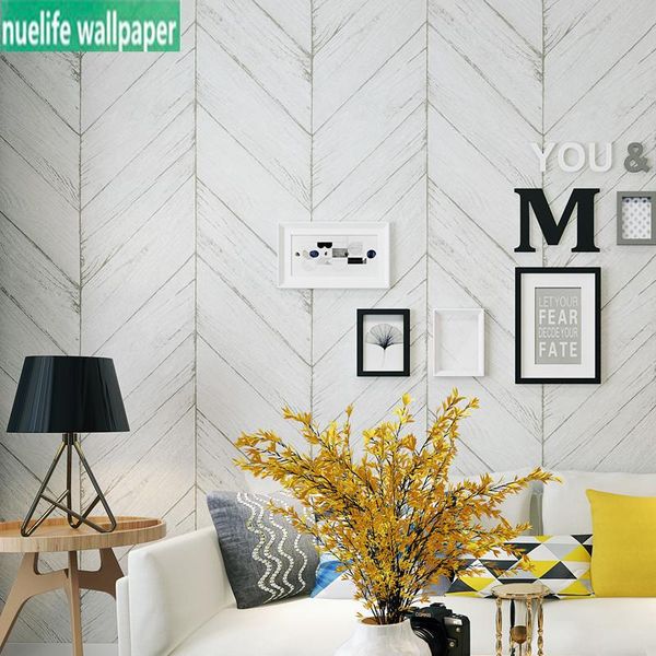 

wallpapers nordic modern wallpaper herringbone wood pattern simple tv background wall bedroom living room dining non-woven