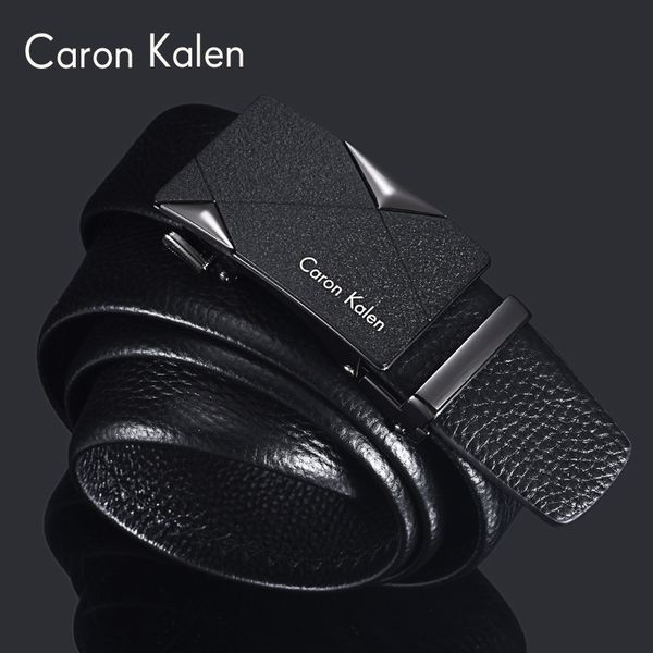 

caron kalen leather belt for men, Black;brown