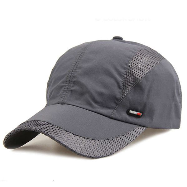 

men's hat for spring and summer outdoor sports sunscreen dome breathable cap baseball, Blue;gray
