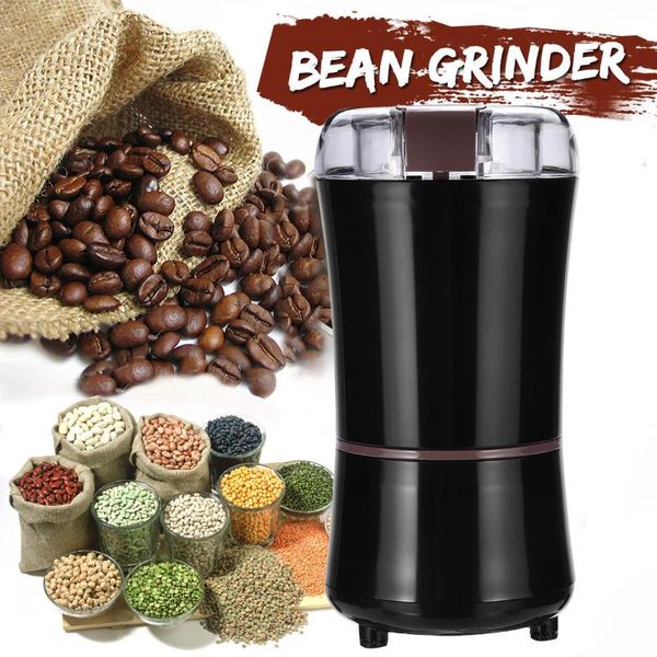 

electric coffee grinders grinder stainless steel nuts beans grains mill herbs grinding machine multifunctional bean home