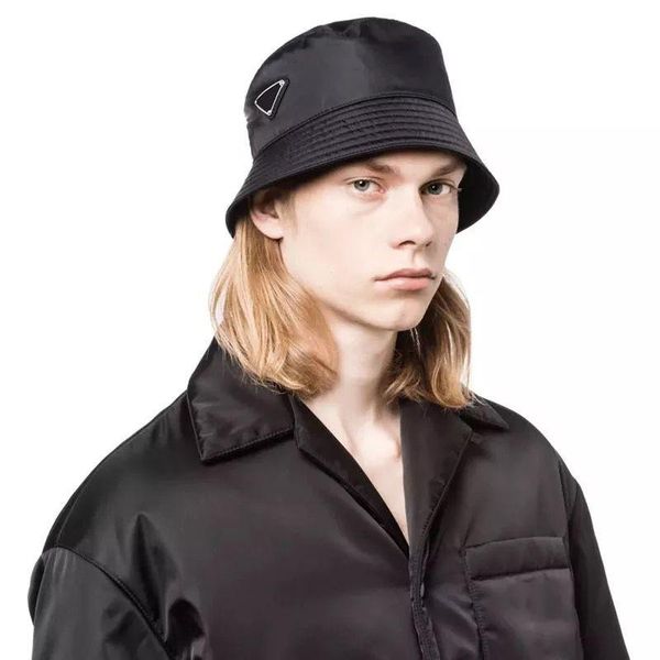 2022 neue Stil Luxus Sammlerstücke Eimer Hüte Frauen Mode Marke Designer Becken Hut Nylon Sonne Kappe Schwarz Outdoor Reise Hut männer