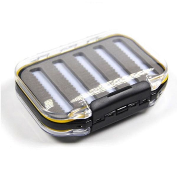 

double sides box fishing lures hook waterproof tackle plastic boxes accessories