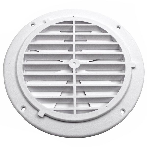 

parts rv yachts boats plastic round air vents louver exhaust fans white