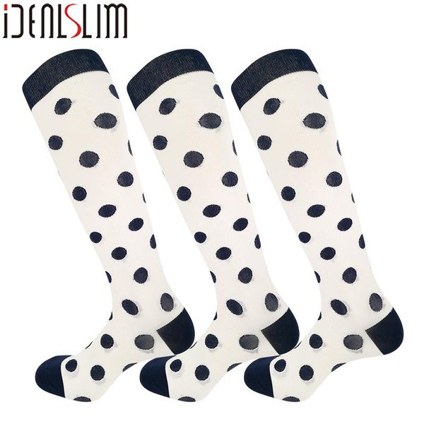 

sports socks idealslim compression cycling for outdoor women men calf support, Black