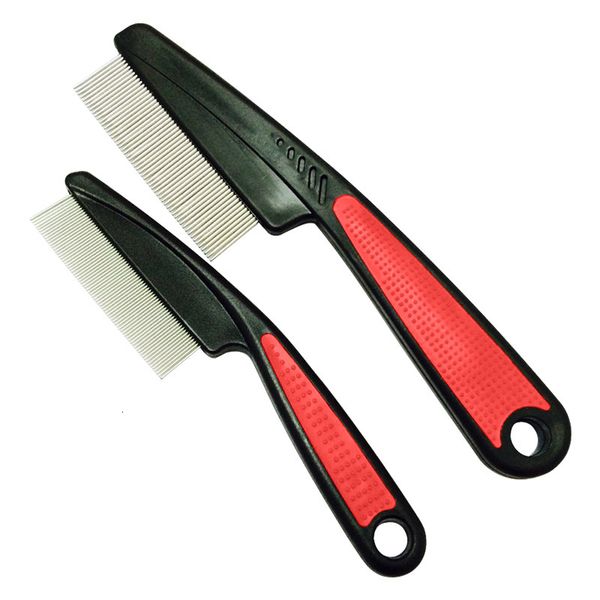 

pet hair removal comb anti slip handle stainls steel flea dog cleaning and beauty products