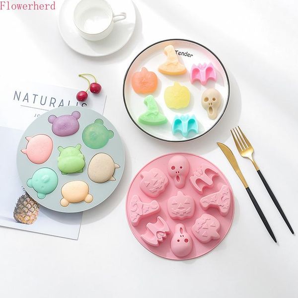 

craft tools animals halloween silicone cake mold handmade soap baby food box steamable baking fondant molds chocolate