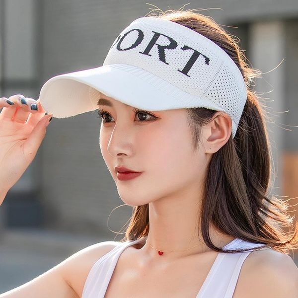 

wide brim hats summer female empty duck tongue baseball cap sun visor fashion hip hop golf outdoor sports uv sunscreen hat, Blue;gray