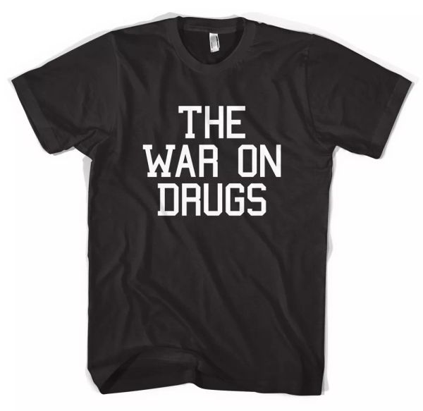 

the war on drugs t-shirt all sizes, White;black