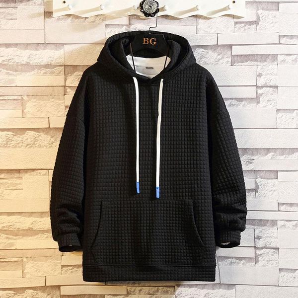 

men's hoodies & sweatshirts spring autumn 2021 skateboard casual hip hop streetwear one piece brand black white fashion clothe