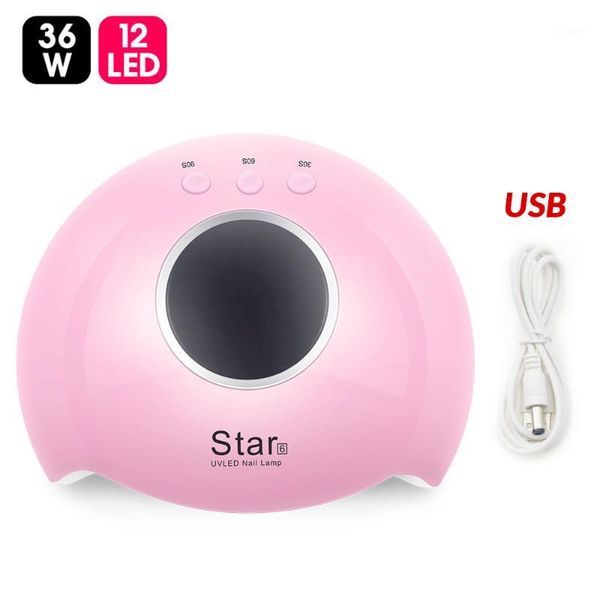 

nail dryer for led uv lamp 36w mini usb manicure drying all gels polish art tools1