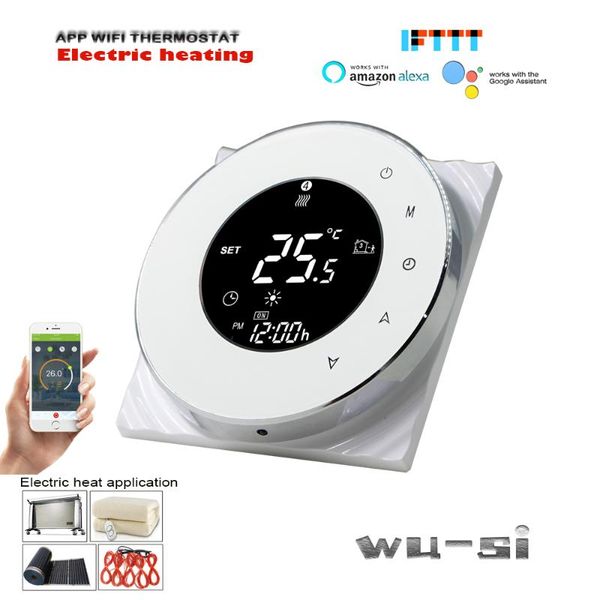 

smart home control 16a temperature controller-wifi thermostat,with mobile app wifi remote control, works with google assistant