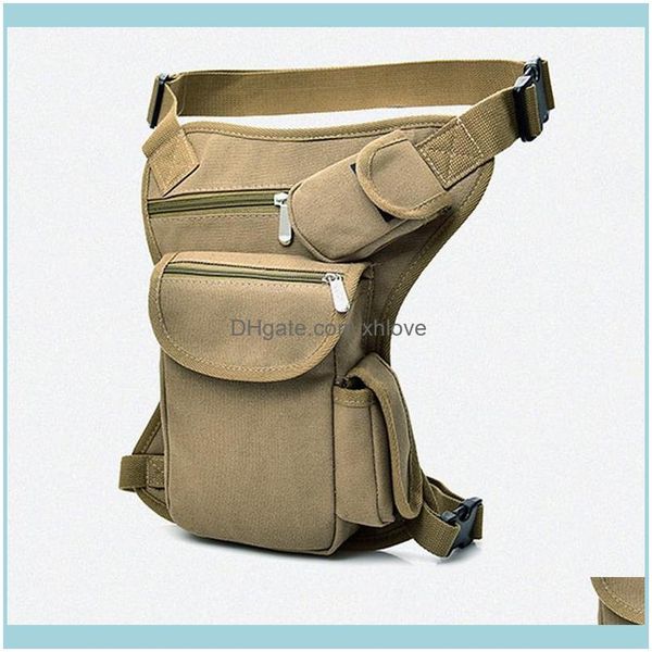 

outdoor sports & outdoorsmen canvas waist leg bag thigh hip belt bum fanny pack tactical travel riding motorcycle messenger shoulder bags dr