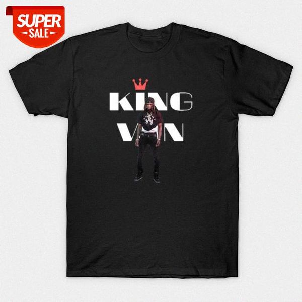 

rap king von short-sleeved men's and women's t-shirt loose large size #ex8h, White