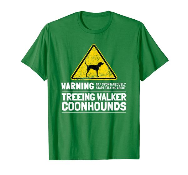 

treeing walker coonhound dog lovers gift dog humor t-shirt, White;black