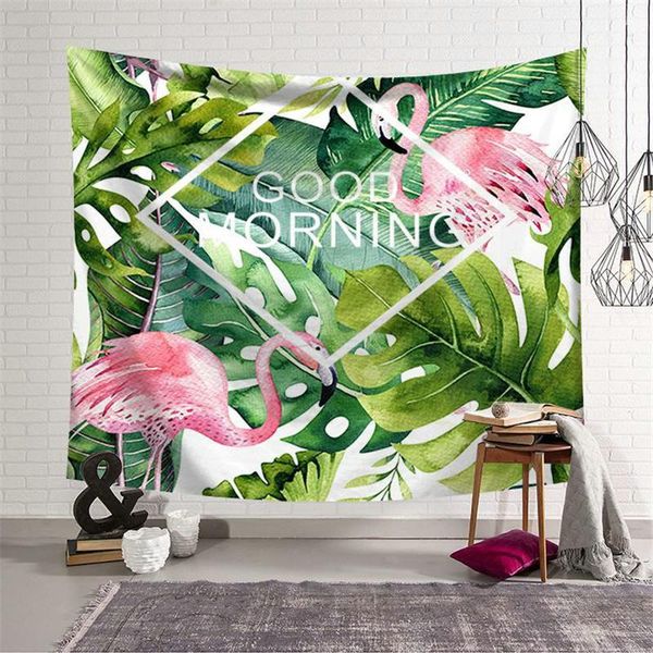 

tapestries girl room wall decor tapestry hanging 3d animal leaves print background cloth bedside secret space dormitory bedroom ins