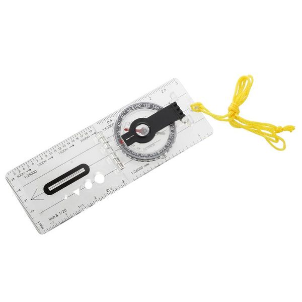 

foldable navigation camping baseplate compass ruler map outdoor gadgets