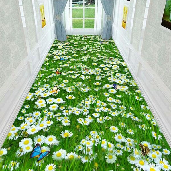 

carpets 3d printing large leaf feather corridor bedroom kitchen rugs decor floor area rug doormat non-slip home living room mat